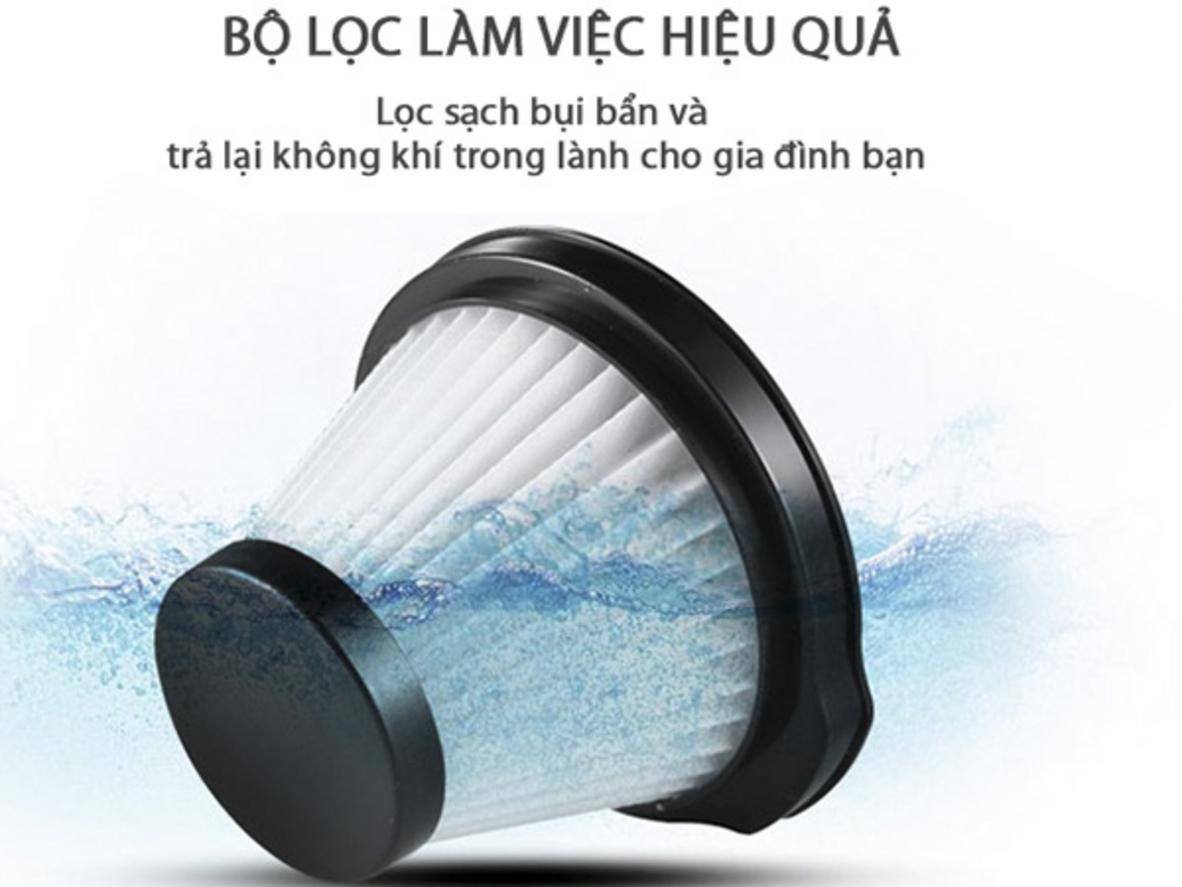 Dây 4.5m và trọng lượng nhẹ giúp dọn phòng linh hoạt.