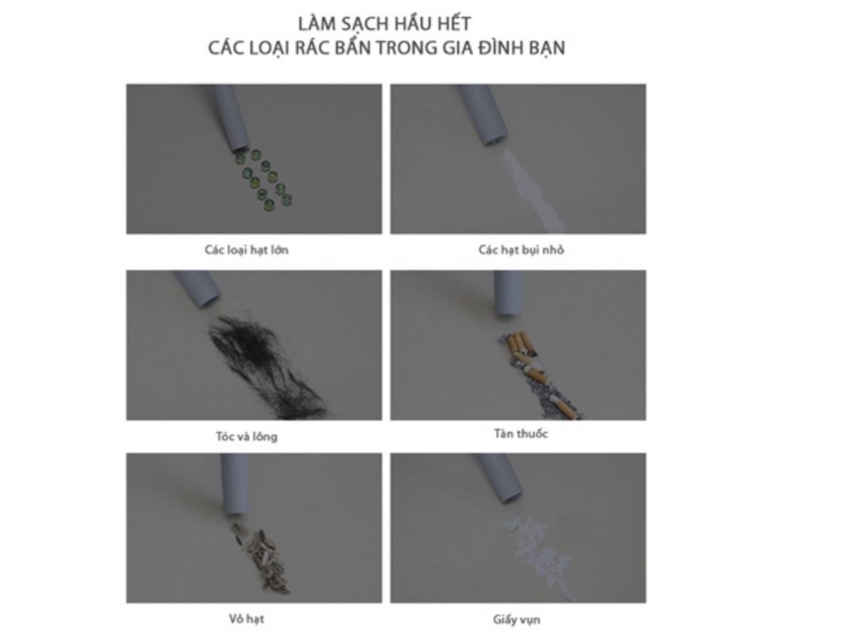 Hộp bụi 1.2L giúp đổ bụi ít lần hơn, vệ sinh nhanh.