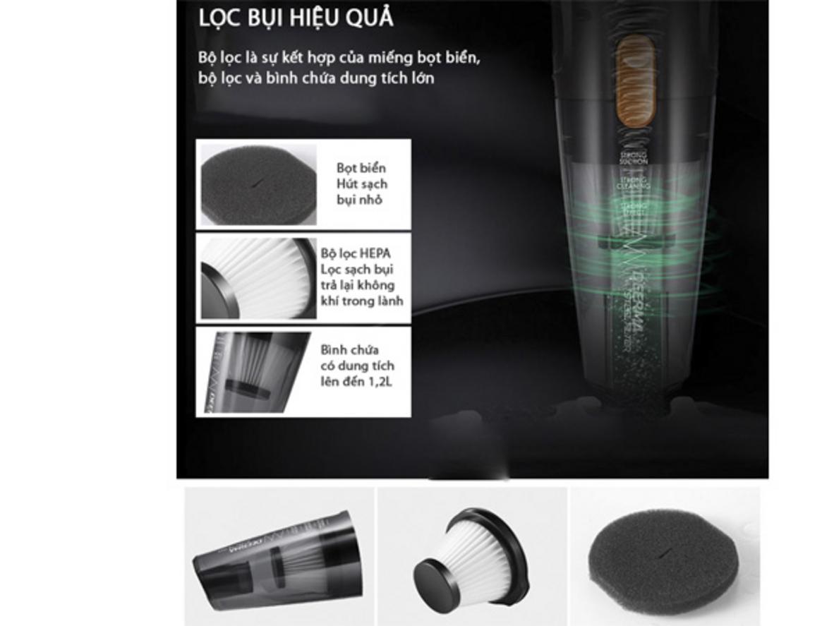 Thông số kỹ thuật chính của Deerma DX115C.