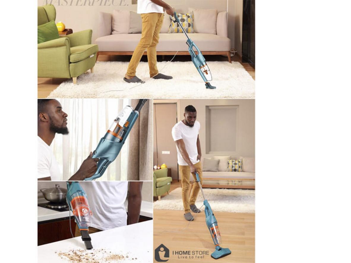 Deerma DX900 đi kèm 3 đầu hút, hỗ trợ làm sạch nhiều bề mặt trong gia đình.