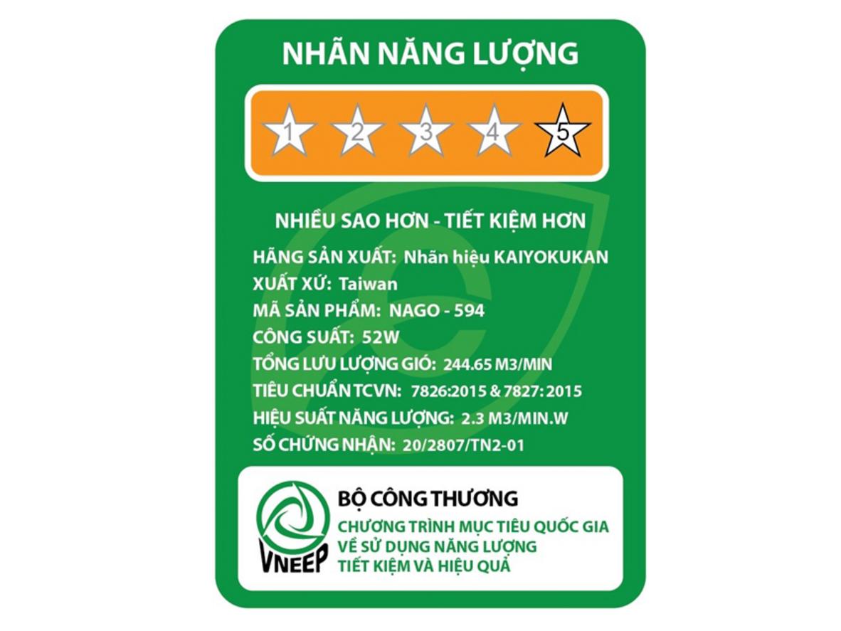 Đèn LED 18W 3 màu giúp NAGO 594 thay thế đèn trần tiện lợi.