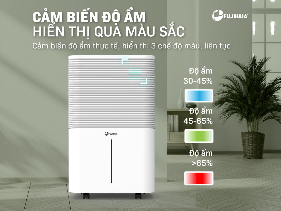 Hiệu suất mạnh, độ ồn dưới 45dB cho sinh hoạt yên tĩnh.