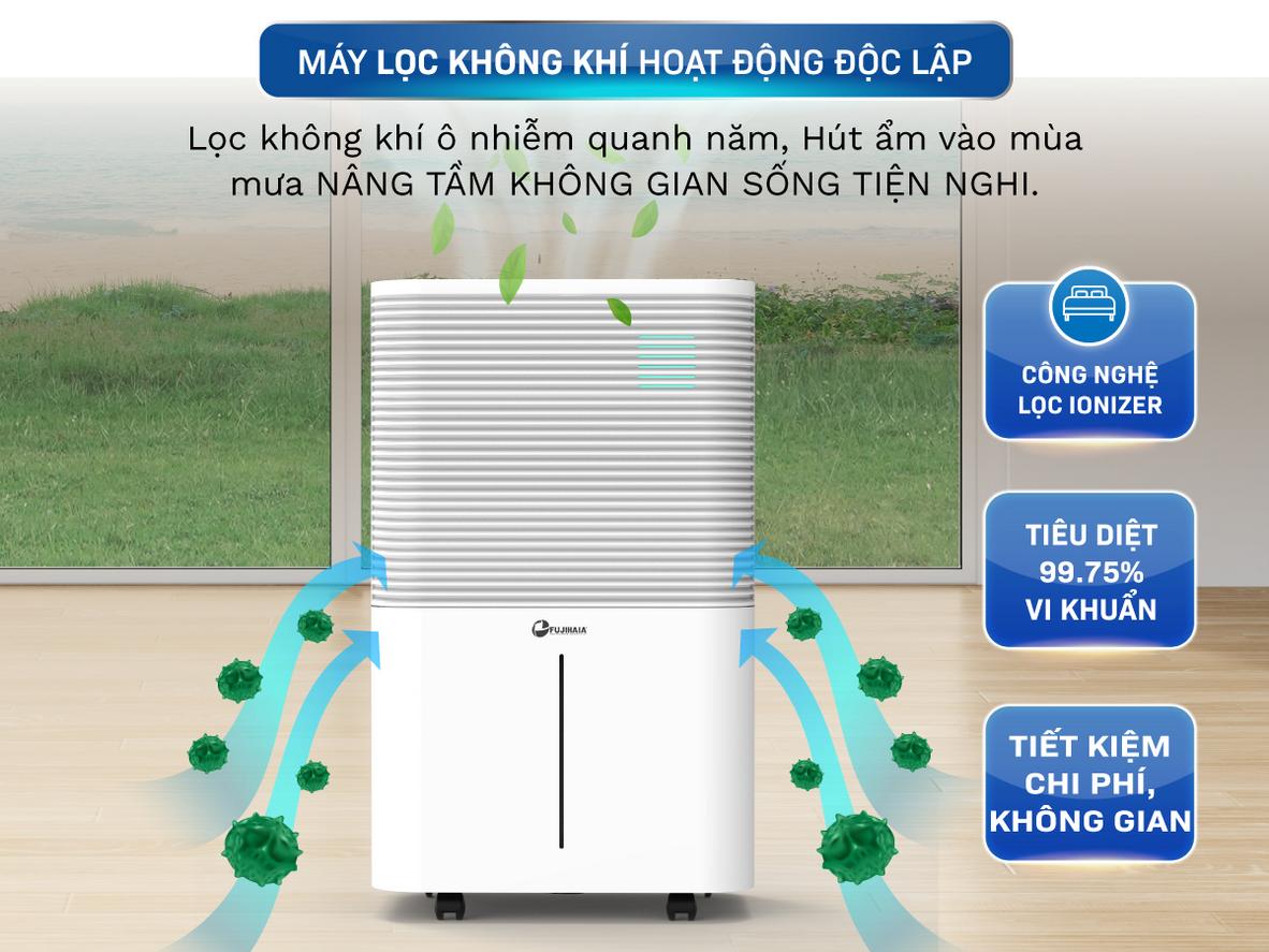 Bình 4 lít, có thể xả nước liên tục.
