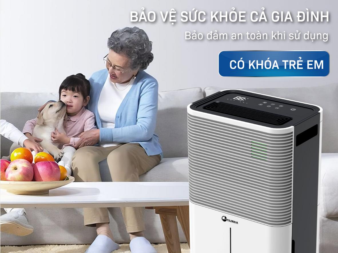 Wi‑Fi cho phép điều khiển DH25W từ điện thoại.