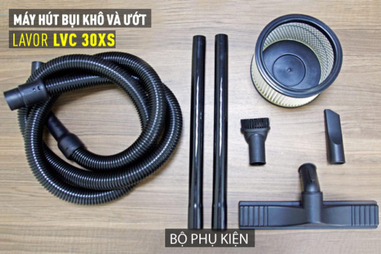 Động cơ 1200W Max 1400W giúp Lavor LVC 30 XS hút nhanh trong môi trường làm việc thực tế.
