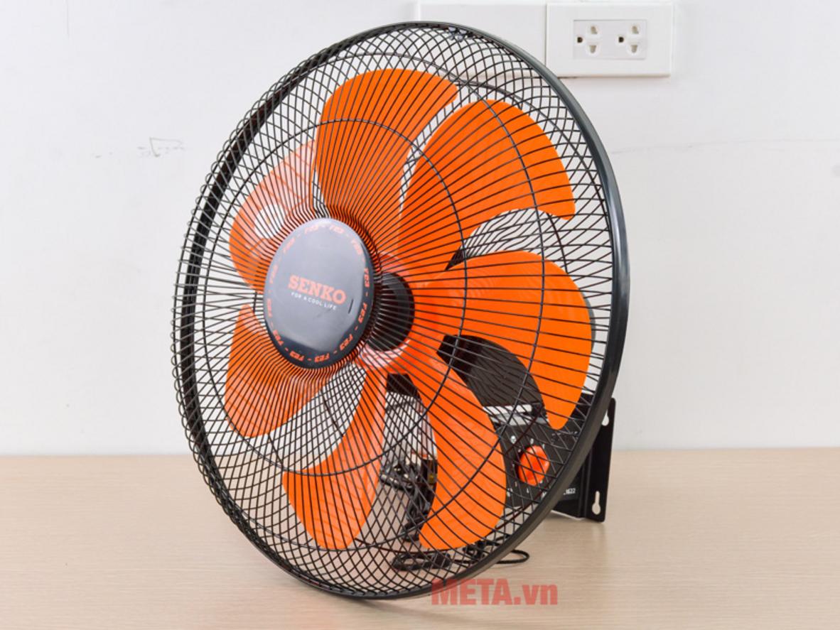 Động cơ bạc thau và lõi đồng hỗ trợ quạt Senko TC1622 chạy ổn định, bền bỉ.
