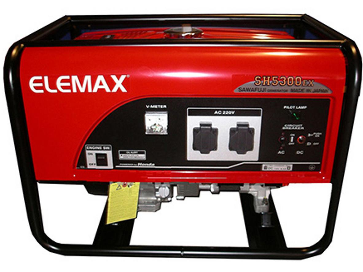 Động cơ Honda GX270 trên Elemax SH5300EX mang lại độ bền và khả năng vận hành ổn định.