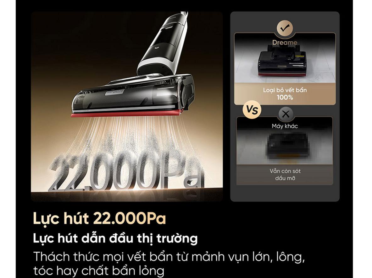 Tự làm sạch và sấy nóng giúp Dreame H15 Pro Heat giữ cuộn lăn sạch hơn sau mỗi lần dùng.