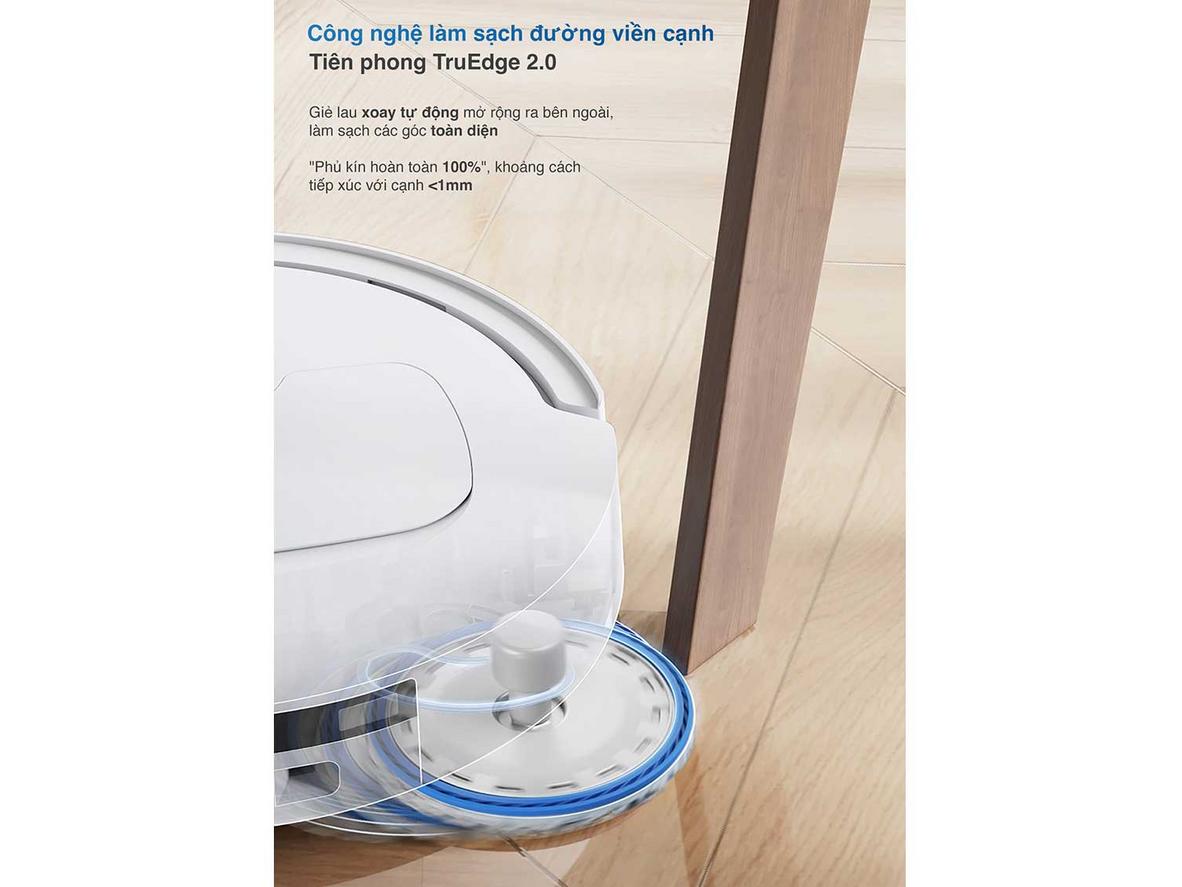 OZMO Turbo 2.0 giúp lau sạch vết bẩn trên sàn cứng.