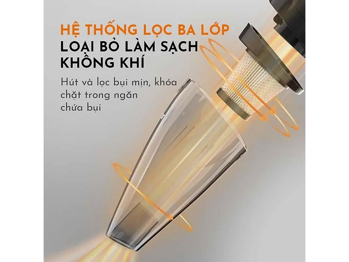Công suất 650W và lực hút 16.000 Pa giúp Gaabor GVCW-M15AS làm sạch nhanh hơn.