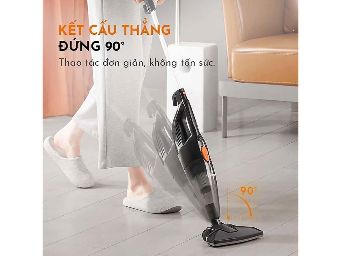 Dây nguồn 4,5 mét giúp Gaabor GVCW-M15AS di chuyển linh hoạt hơn khi dọn nhà.