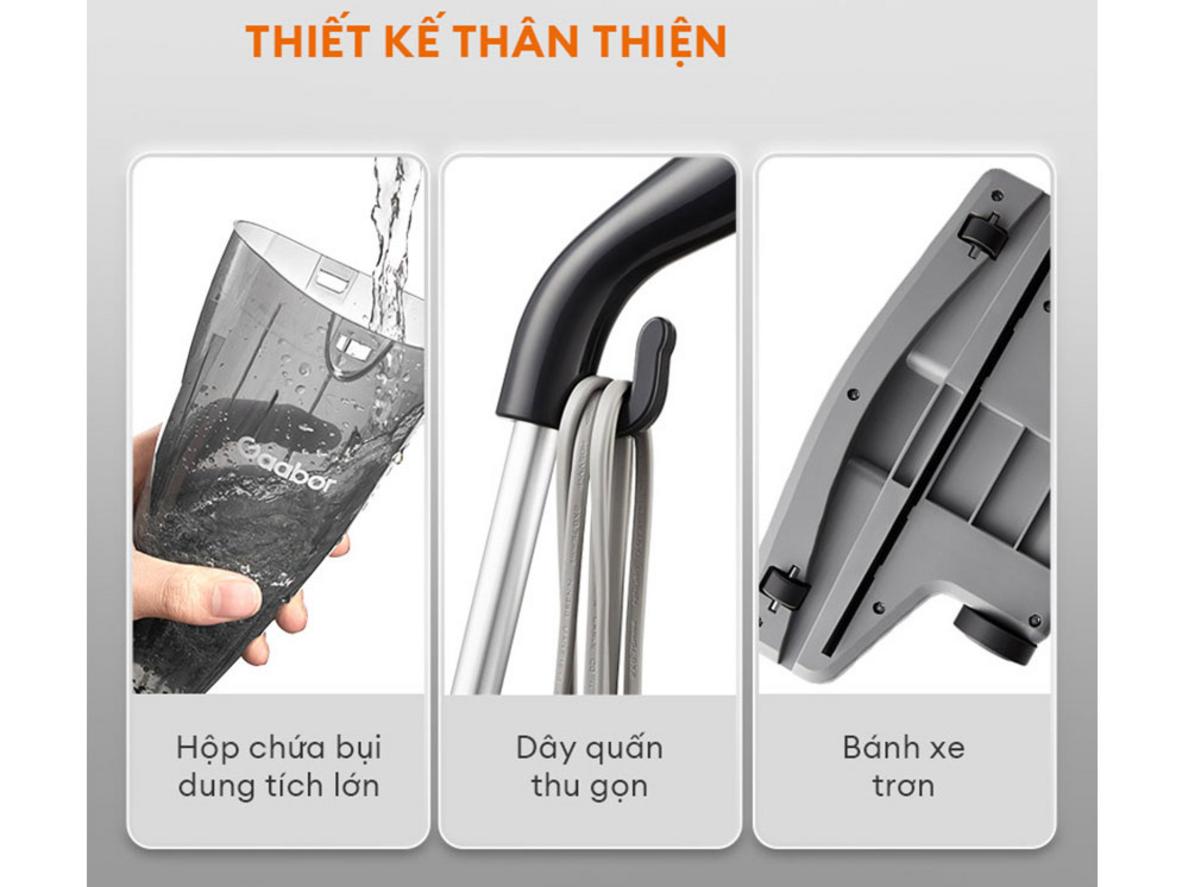 Trọng lượng khoảng 1,9 kg giúp máy dễ cầm và thao tác linh hoạt.