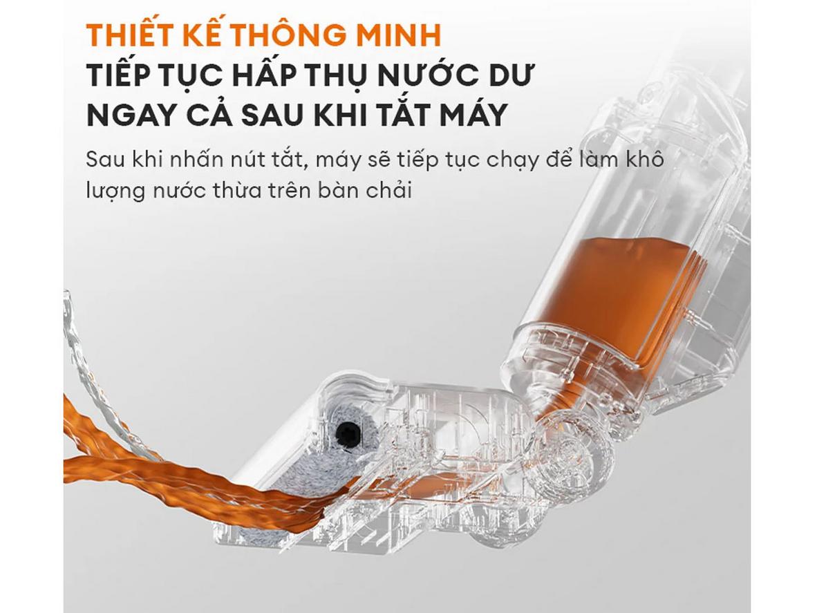 Lực hút 9.000Pa kết hợp công suất 200W hỗ trợ làm sạch bụi bẩn hằng ngày.