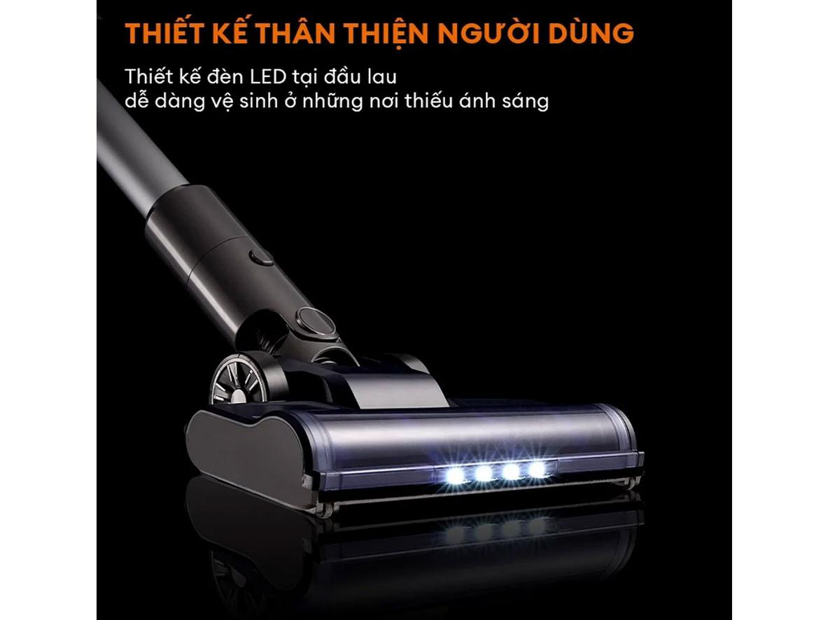 Thiết kế không dây giúp Gaabor VCL10E-BK01A linh hoạt khi dọn nhà và vệ sinh xe hơi.