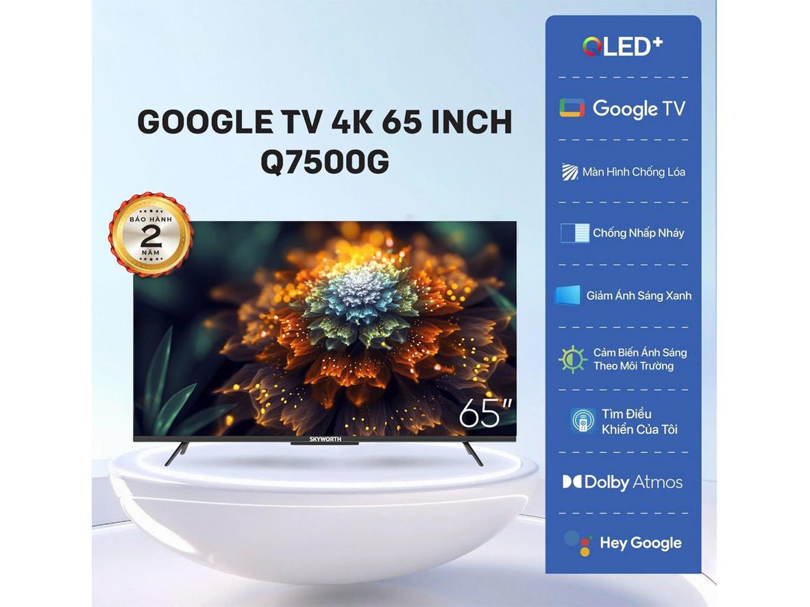 Game mode và màn hình 65 inch giúp trải nghiệm game giải trí phổ thông thoải mái hơn.