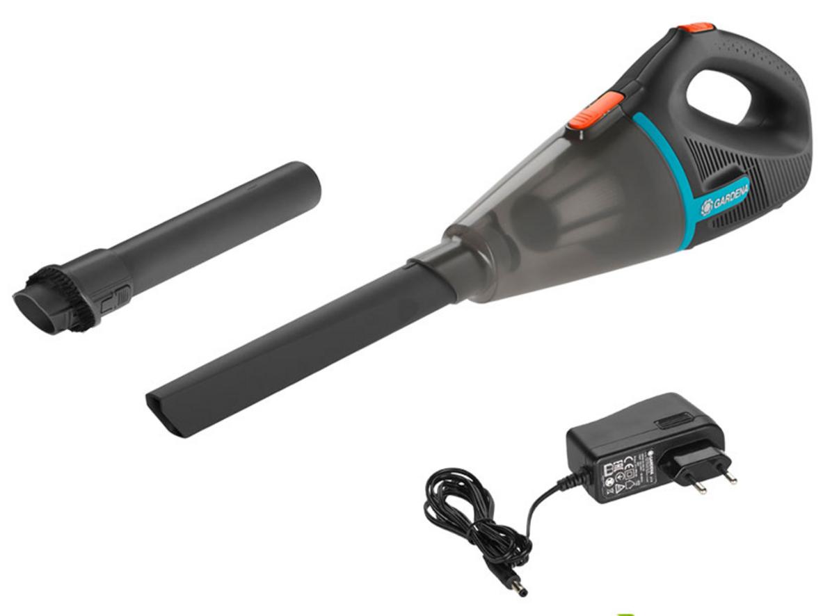 Bộ đầu hút chổi quét và đầu hút khe giúp Gardena 09339-20 làm sạch linh hoạt hơn.