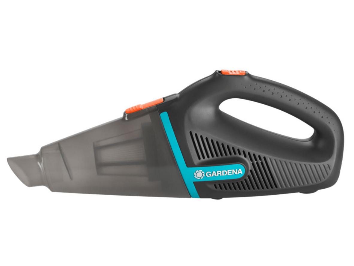 Thiết kế pin sạc giúp Gardena 09339-20 linh hoạt khi dọn sân vườn, gara và ô tô.