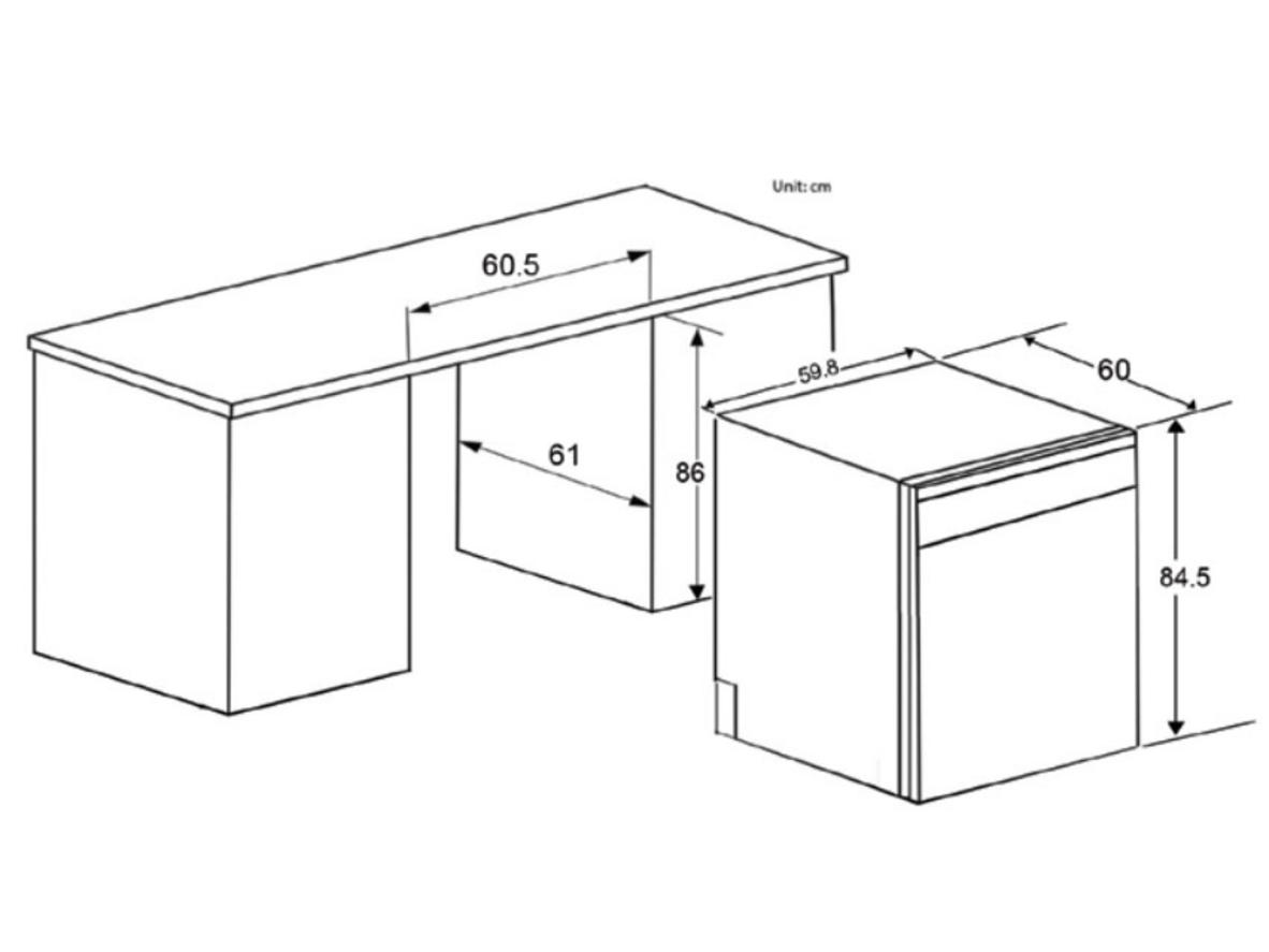 Giàn rửa linh hoạt giúp tận dụng tốt dung tích 15 bộ.
