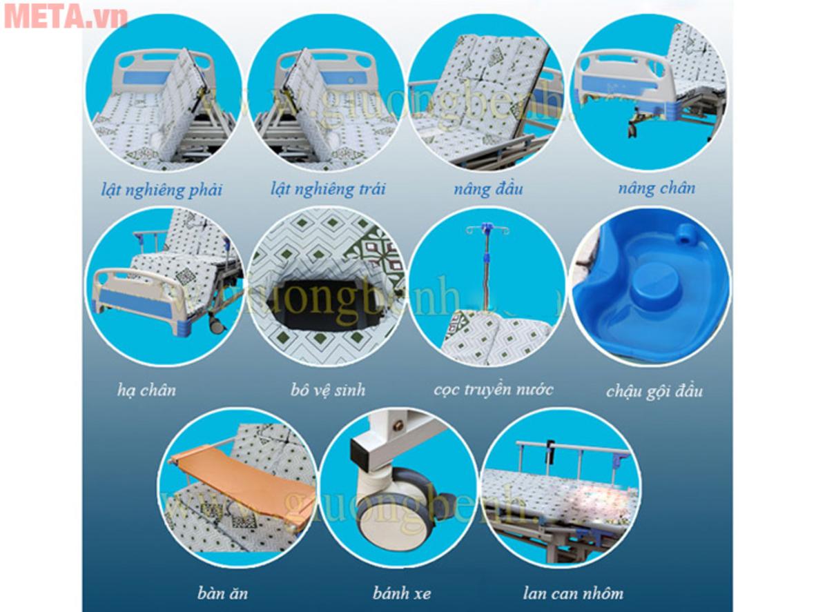 Nikita NKT-DH03 hỗ trợ nâng lưng, nâng chân và chăm sóc tại giường