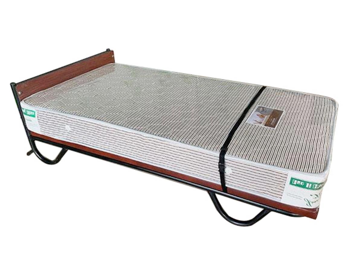 Giường phụ khách sạn không gấp đệm lò xo 20cm (GP-K20) cho phòng lưu trú 3–5 sao.