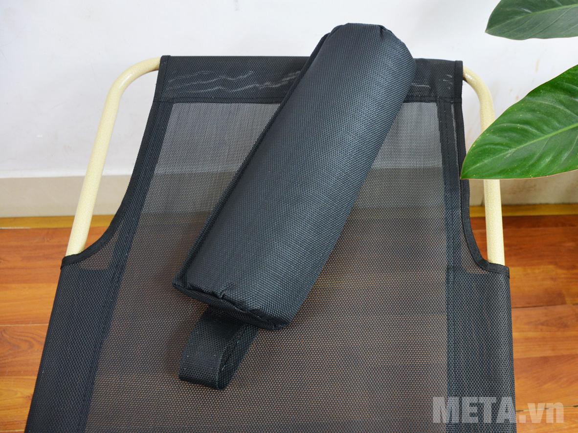 Khung thép sơn tĩnh điện giúp giường xếp Nikita chắc chắn và hạn chế gỉ sét.