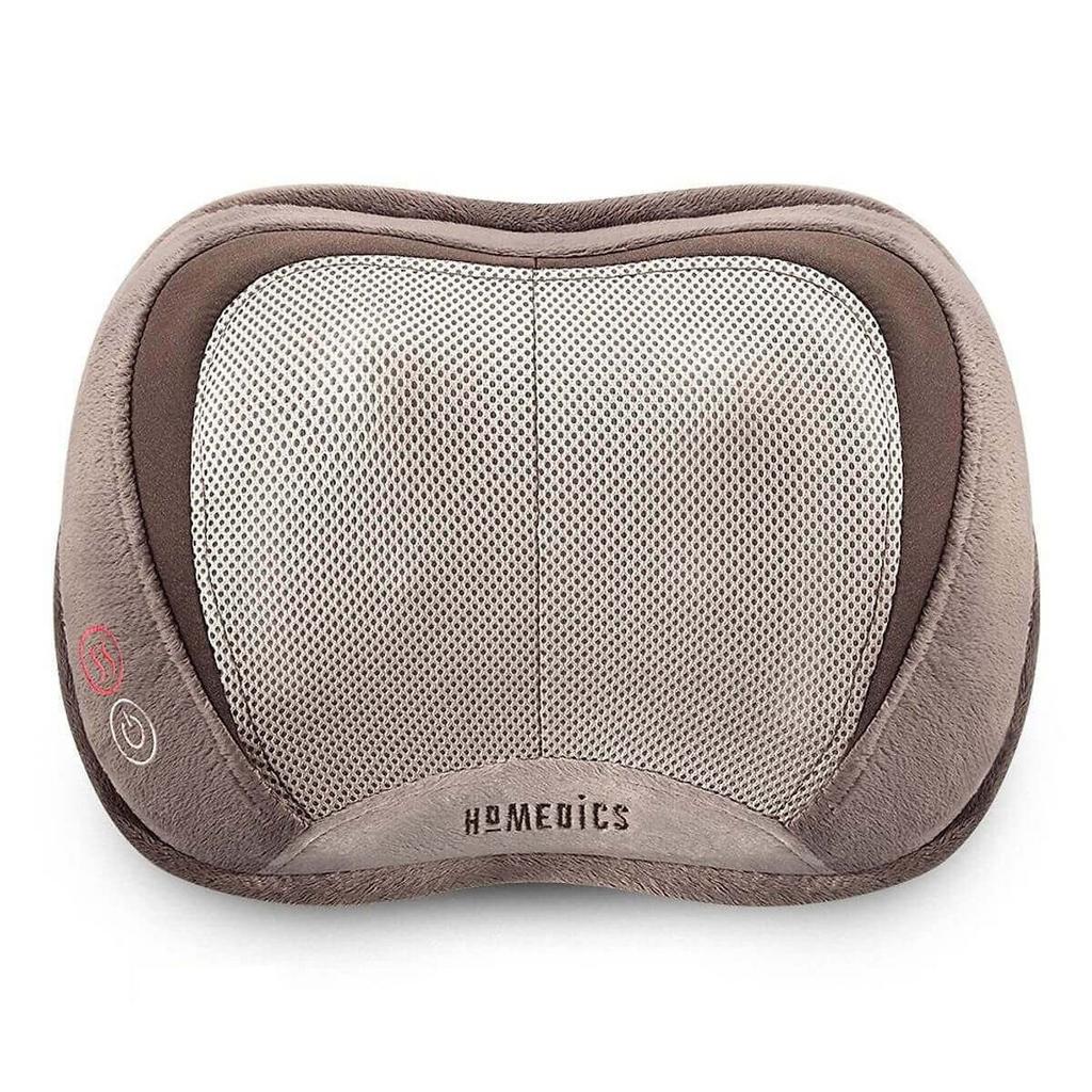 Gối massage công nghệ 3D Shiatsu HoMedics SP-100HA nhỏ gọn, massage sâu cho cổ vai gáy.