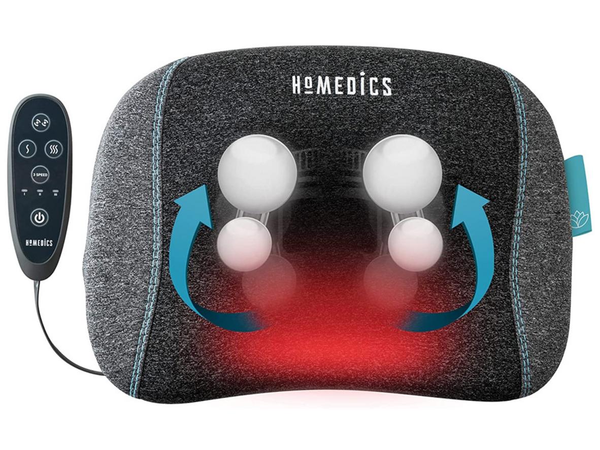 Công nghệ Gel Touch và TruHeat trên gối massage Homedics TH-SPTF2000 giúp massage êm và ấm nhanh hơn.