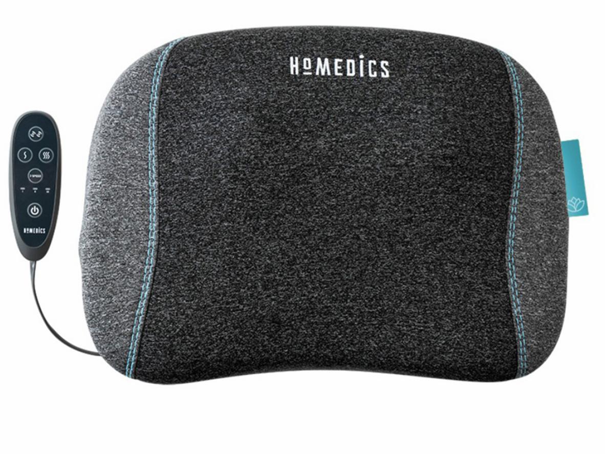 Gối massage Shiatsu TruHeat công nghệ GEL pin sạc Homedics TH-SPTF2000 cho nhu cầu thư giãn cổ vai gáy linh hoạt.