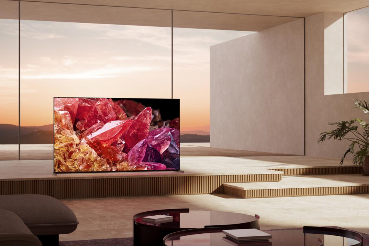Google Tivi Mini LED Sony 4K 85 inch XR-85X95K cho phòng khách lớn, hình ảnh sáng rõ và sang trọng.