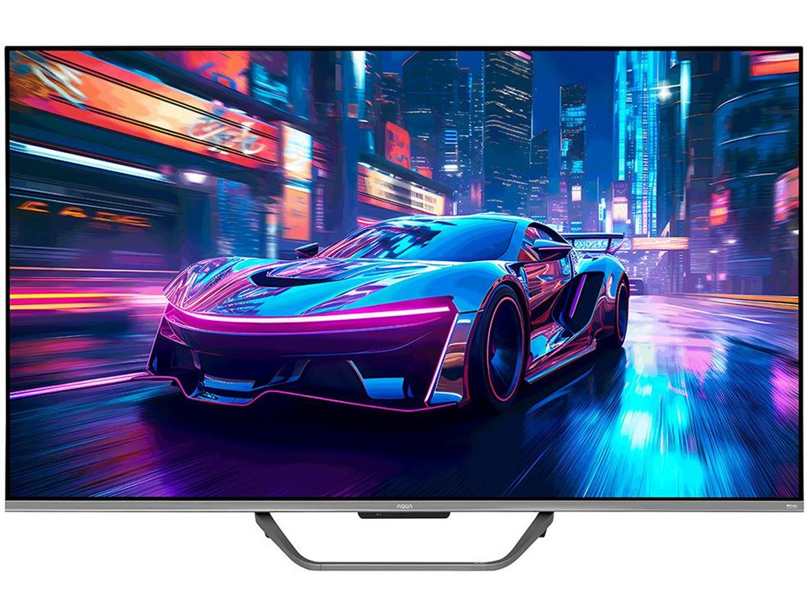 Google Tivi QLED Aqua 4K 55 inch AQT55S800UX phù hợp phòng khách vừa, hiển thị 4K sắc nét và màu sắc rực hơn nhờ QLED.