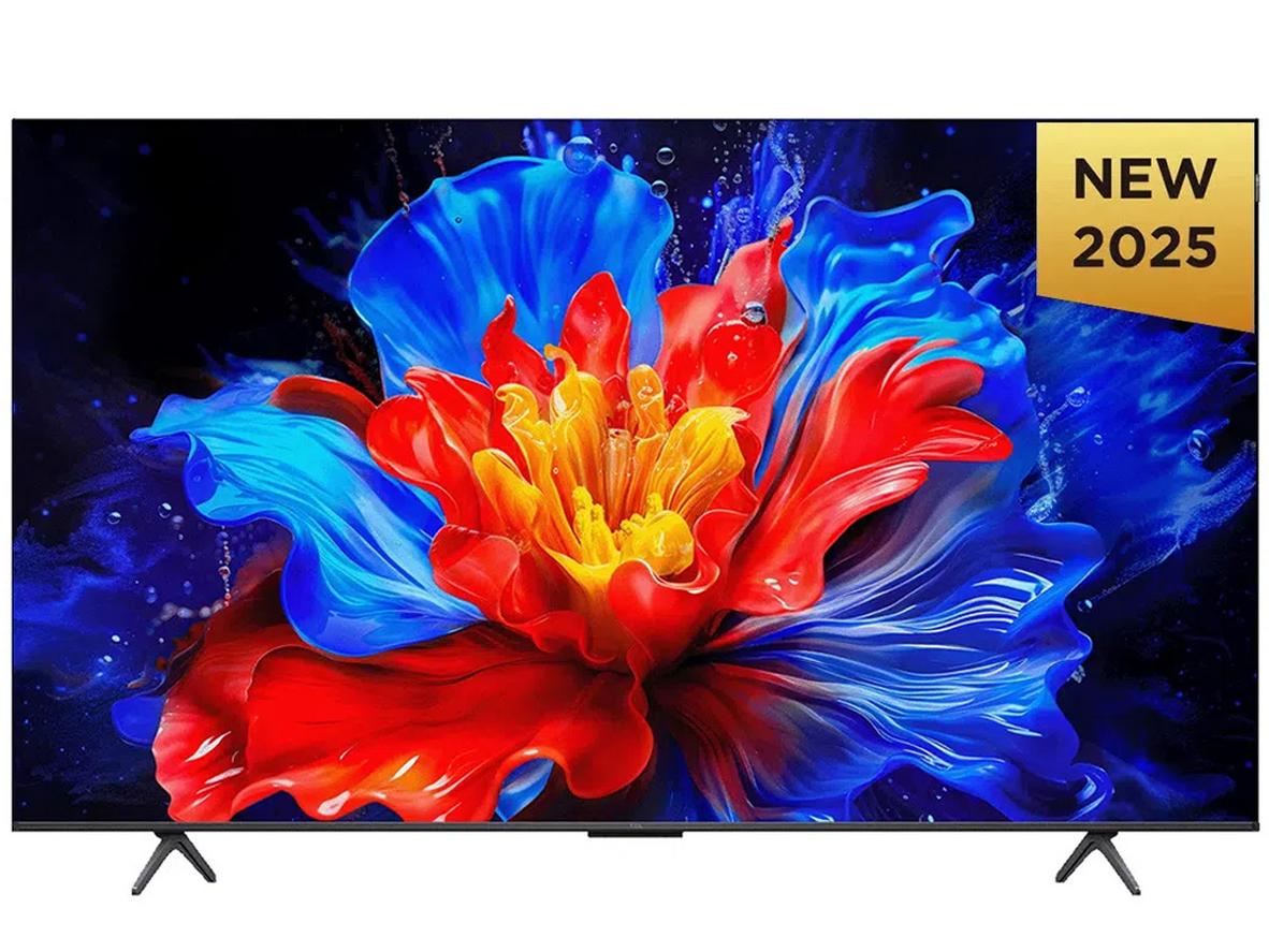 Google Tivi QLED TCL 4K 65 inch 65P8K cho phòng khách lớn, xem phim và bóng đá đã mắt.