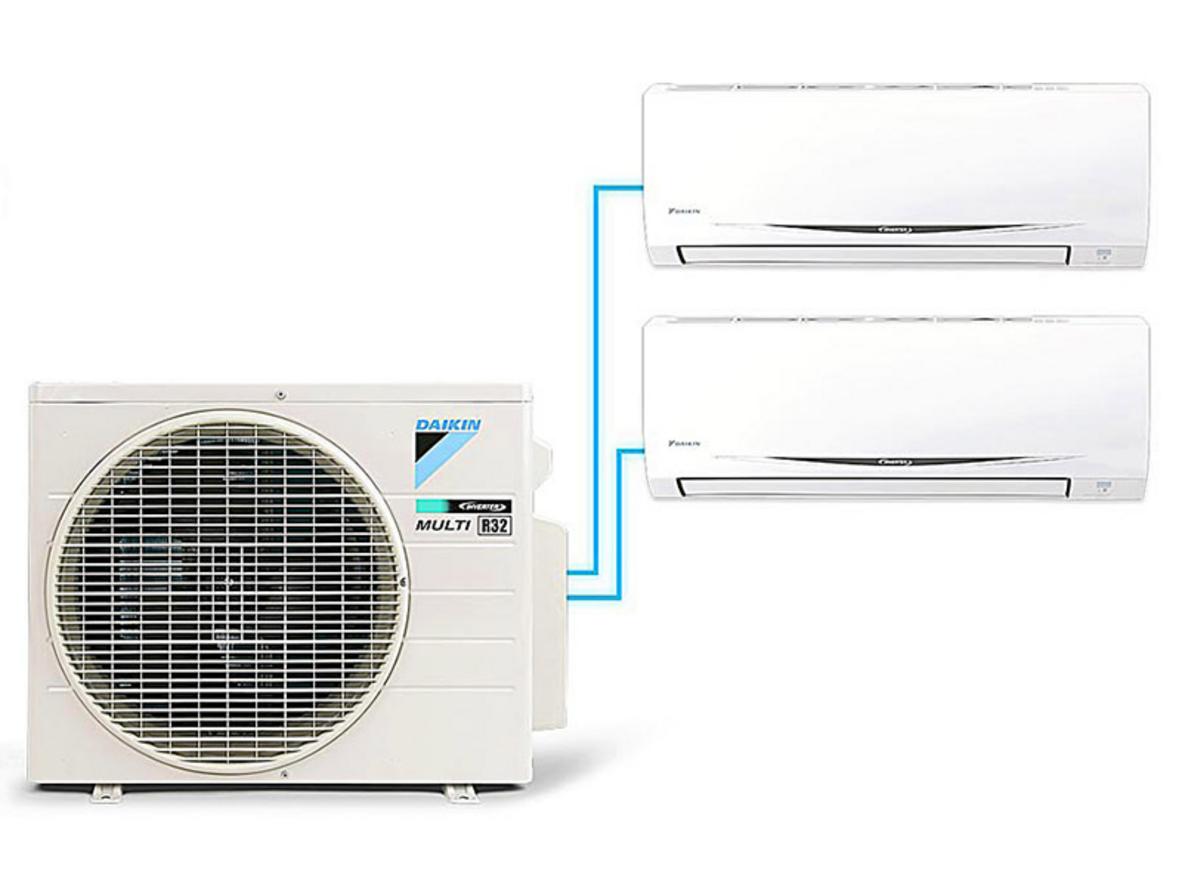 Hệ thống máy lạnh Daikin Multi S inverter 3.0HP - 1 dàn nóng MKC70SVMV 2 dàn lạnh CTKC35RVMV