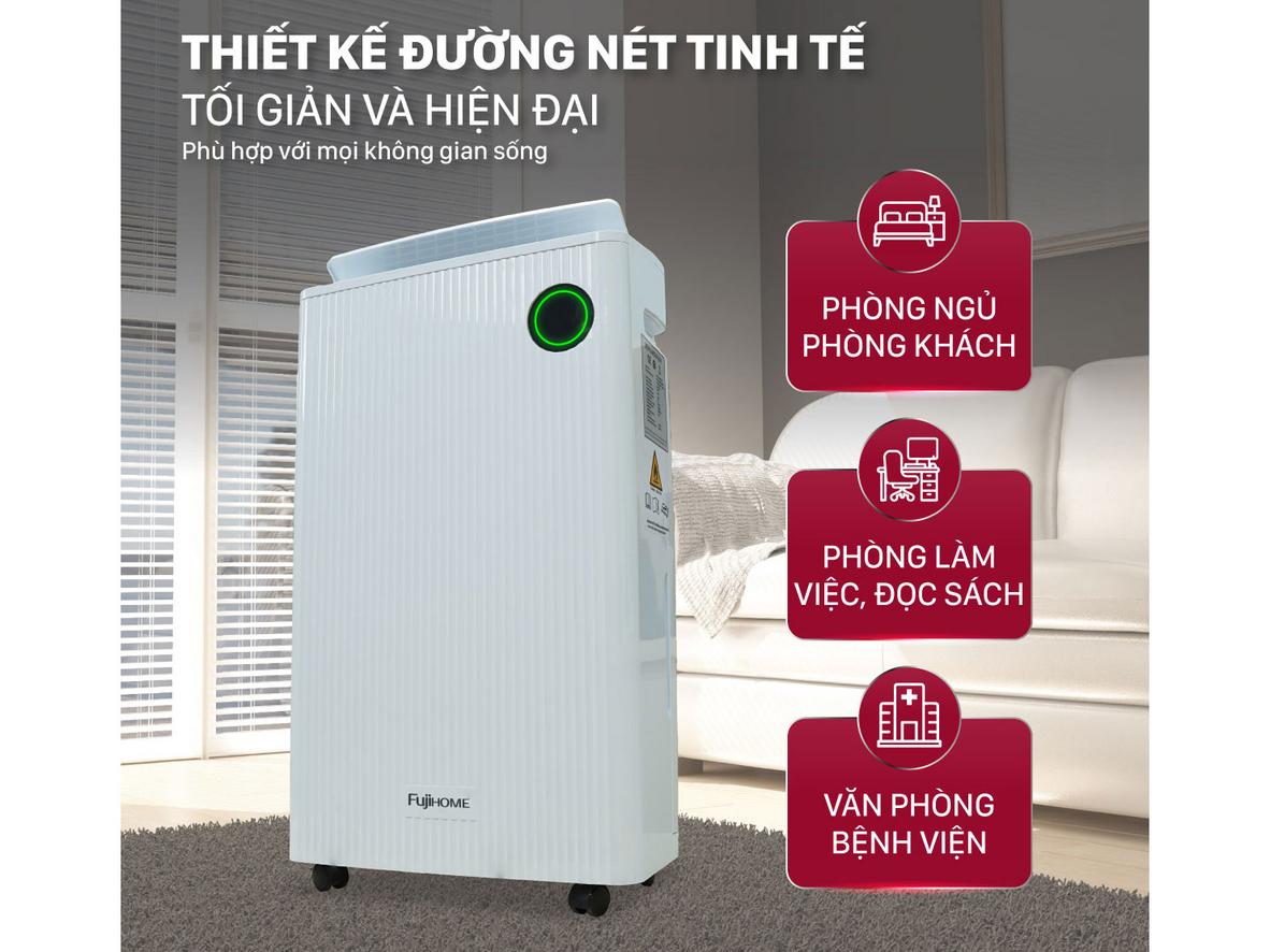 HEPA H13 và Ionizer hỗ trợ làm sạch không khí