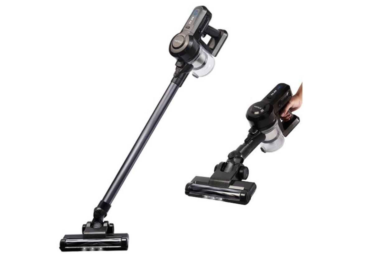 Bộ lọc HEPA và hộp bụi 0.6 lít giúp vệ sinh tiện hơn.