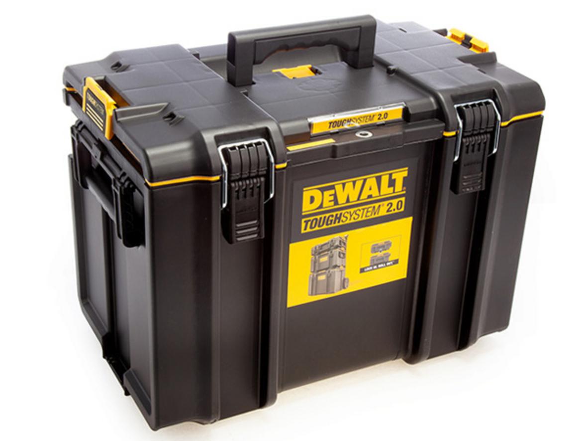 Hộp dụng cụ Dewalt DWST83342-1 bền kín, tải nặng 50kg, phù hợp công trình.