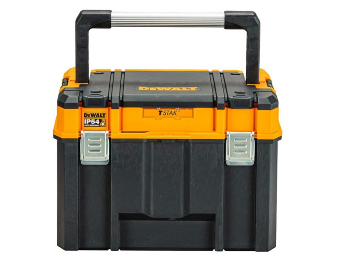 Hộp dụng cụ Dewalt DWST83343-1 nổi bật với thiết kế bền bỉ, chống bụi nước IP54.