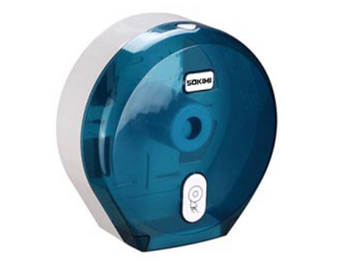 Hộp đựng giấy vệ sinh cuộn lớn SM 7142B bằng nhựa ABS 100%, treo tường gọn sạch cho khu vệ sinh.
