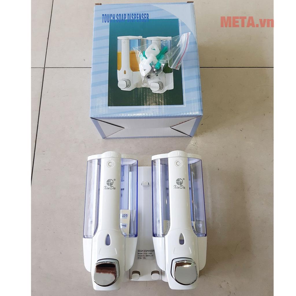 Thông số và cấu trúc hộp đựng xà phòng đôi ZYQ-138S White.