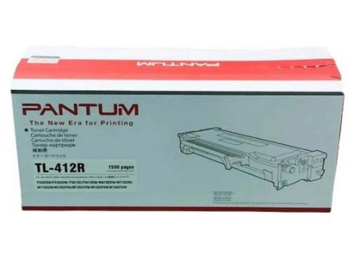 Hộp mực Laser đen trắng Pantum TL-412R chính hãng cho máy in Pantum văn phòng.