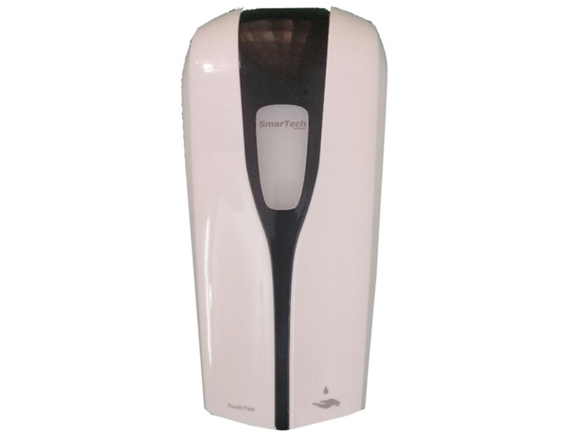 Hộp xà phòng cảm ứng ST-1008 không chạm, dung tích 1000ml, phù hợp khu vệ sinh tần suất cao.