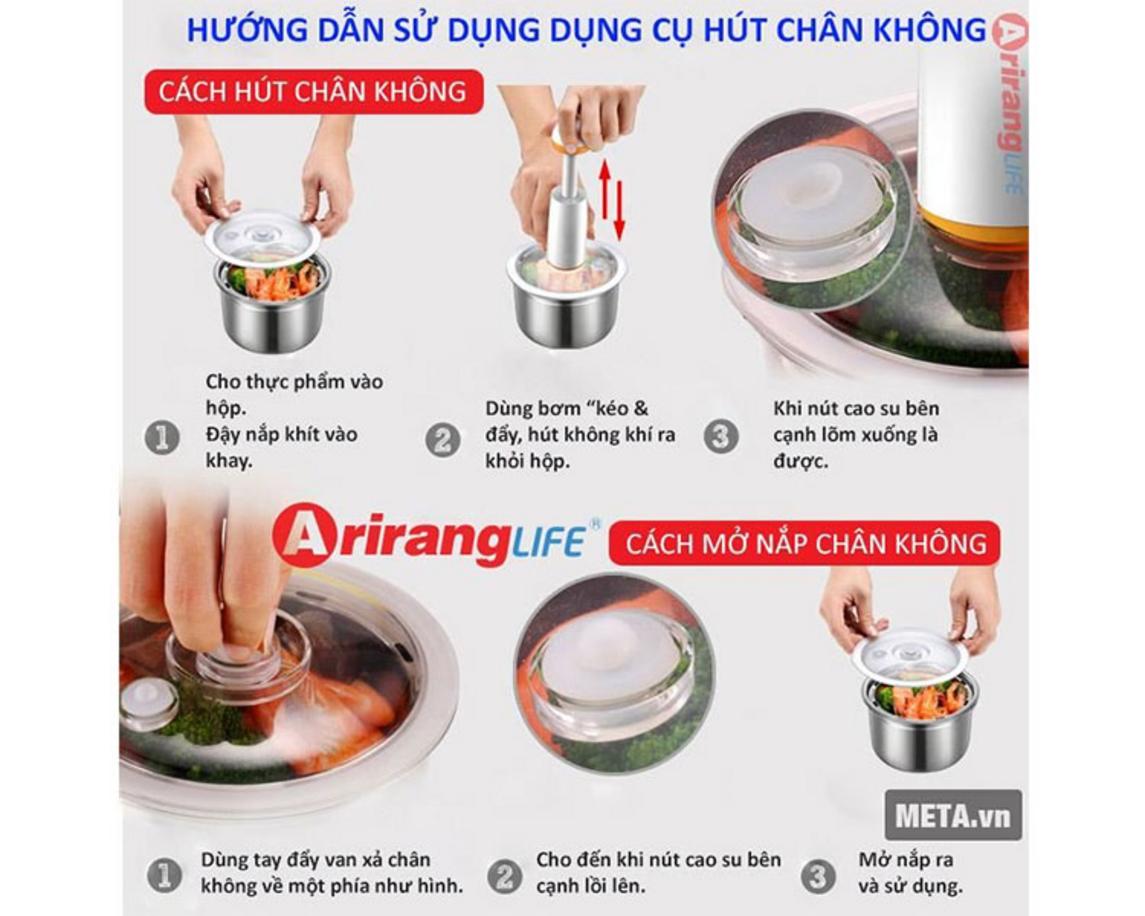 Thêm nước đúng cách giúp hộp cơm hâm đều và an toàn hơn.