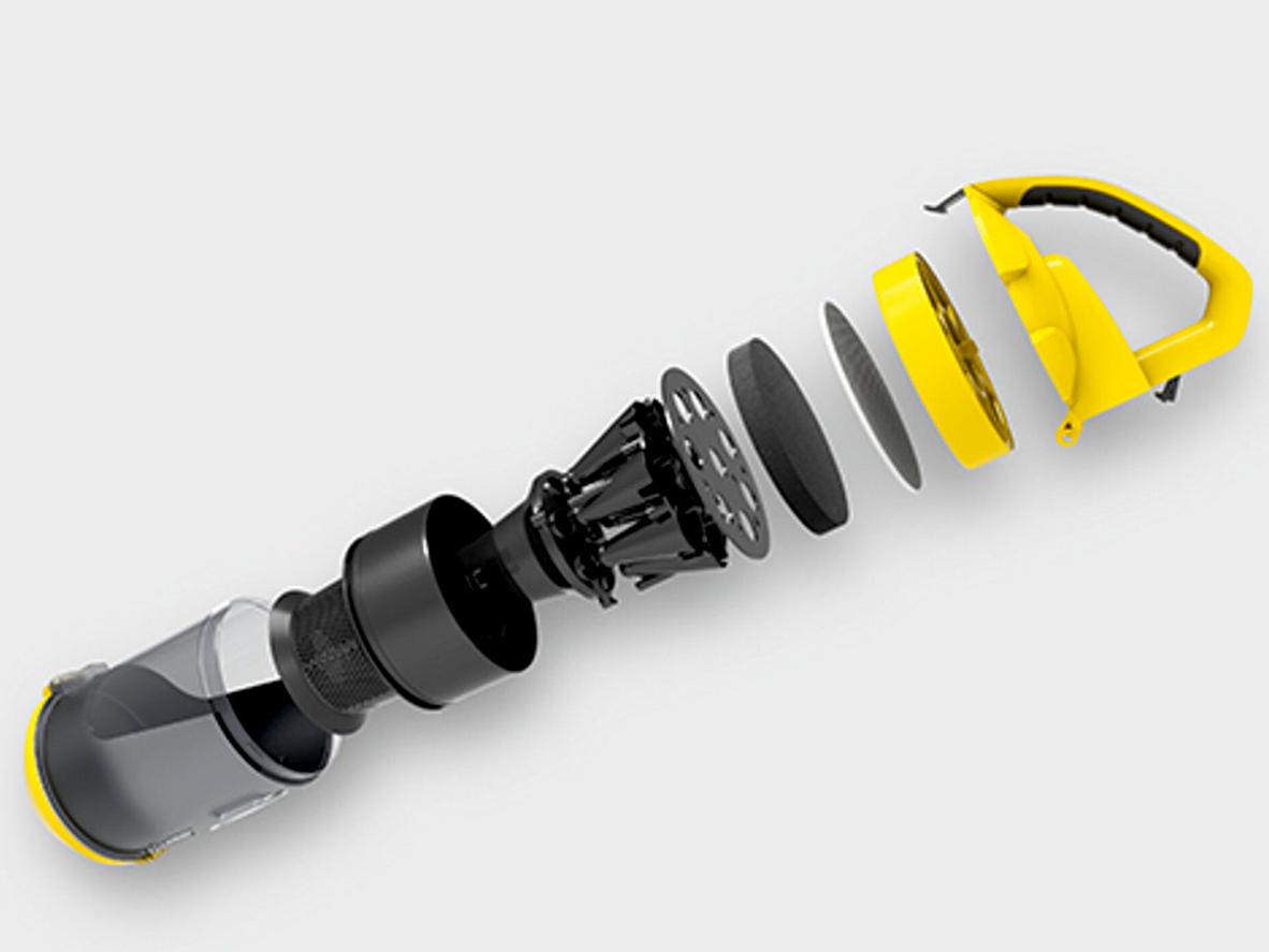 Mức 78 dB(A) của Karcher VC3 phù hợp cho nhu cầu dọn dẹp gia đình hằng ngày.