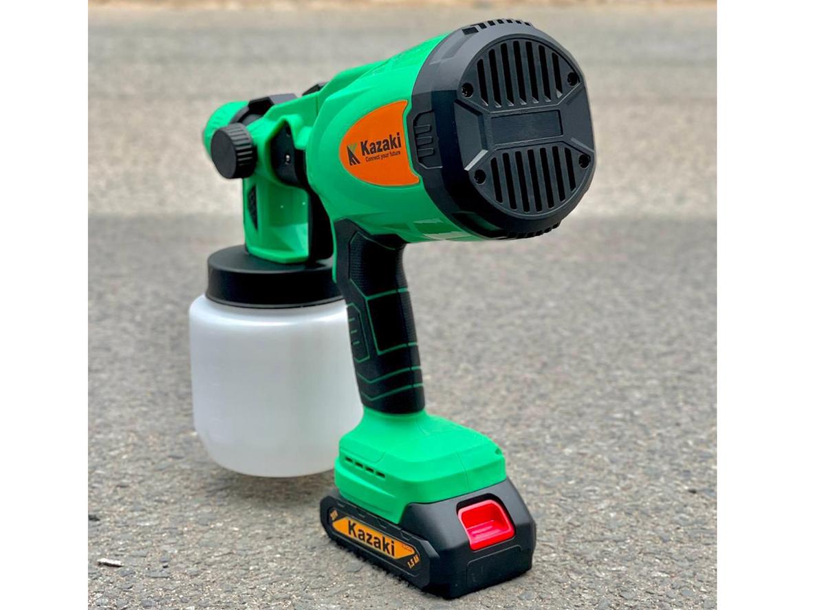 Bình chứa 800ml giúp Kazaki KZ21PS giảm châm sơn liên tục