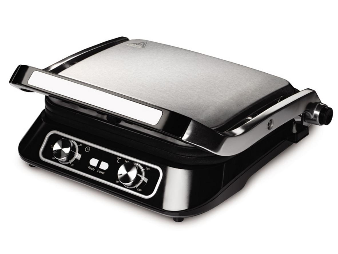 Kẹp nướng điện Sandwich Tiross TS9662 cho bữa sáng nhanh, nướng đa năng tại nhà.