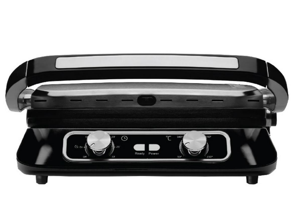 Mặt nướng 310mm x 250mm của Tiross TS9662 cho phép chế biến sandwich, thịt và rau củ.