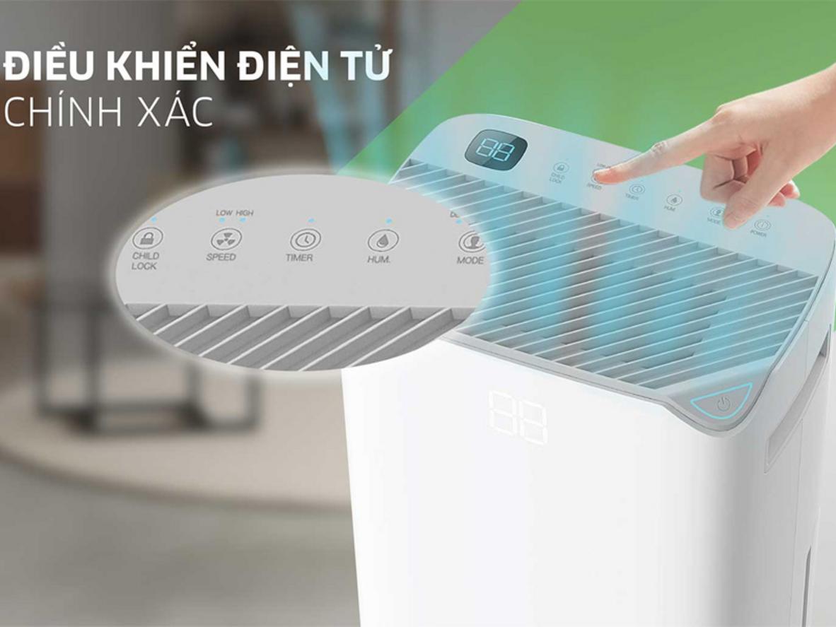 KGDH20 kiểm soát ẩm hiệu quả cho phòng 30–40m² nhờ công suất 20 lít/ngày.