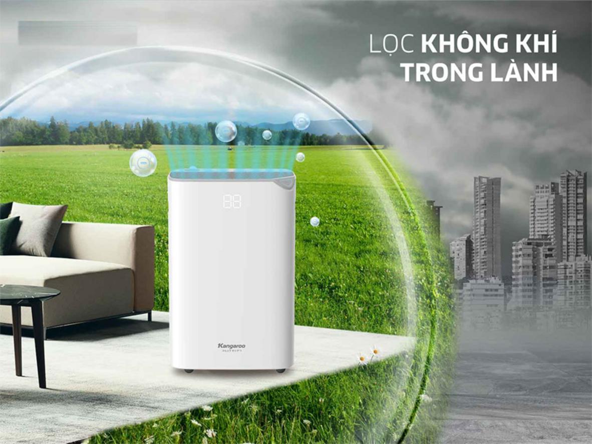 Hẹn giờ 24 giờ và khóa trẻ em giúp KGDH20 an toàn hơn khi dùng gia đình.