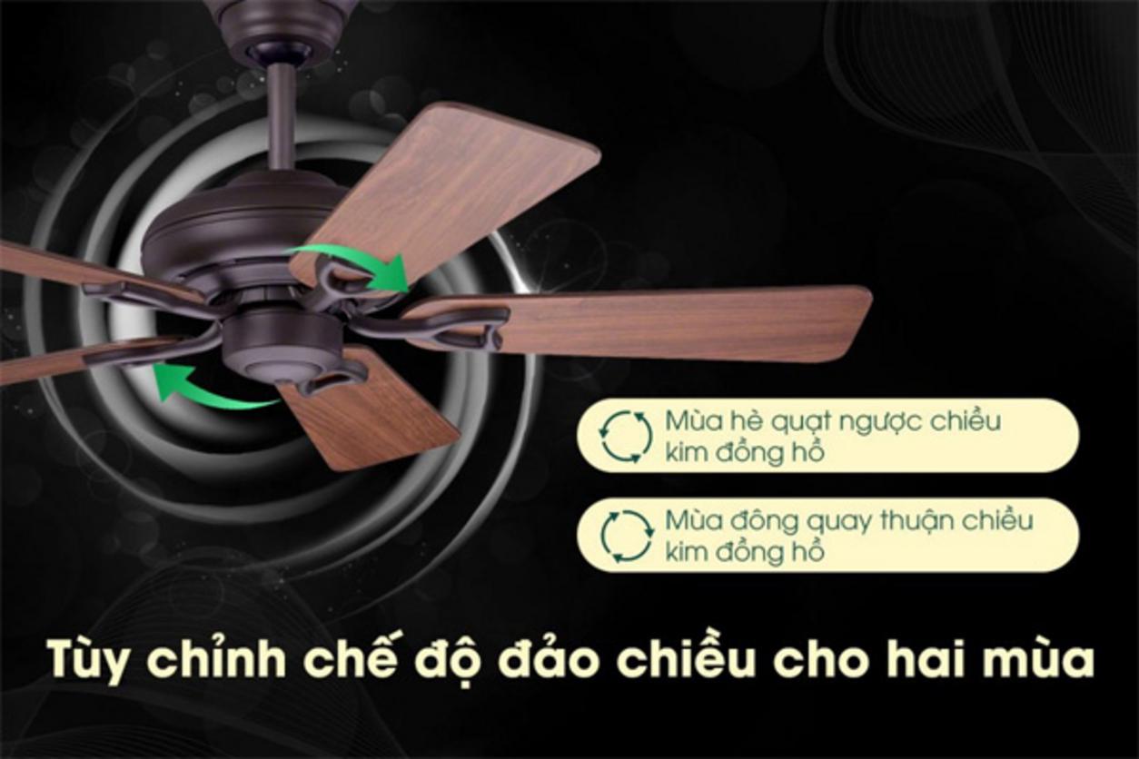 Khoảng cách trần 28 cm là thông số quan trọng khi lắp Hunter Seville II 24039.