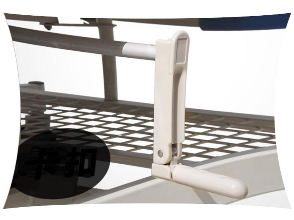 Khung sắt sơn tĩnh điện và tải trọng 250kg giúp giường bền chắc khi dùng lâu dài.