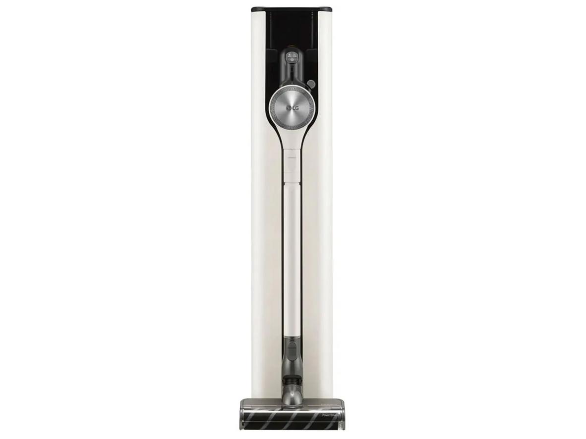 LG CordZero A9T-ULTRA với tháp All-in-one Tower giúp dọn nhanh, ít chạm bụi hơn.